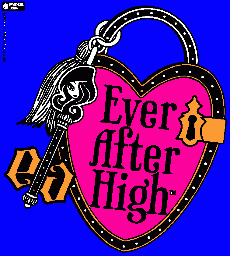 de ever after high para colorear