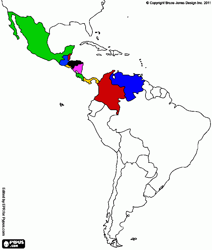 de maracaibo a cancún para colorear