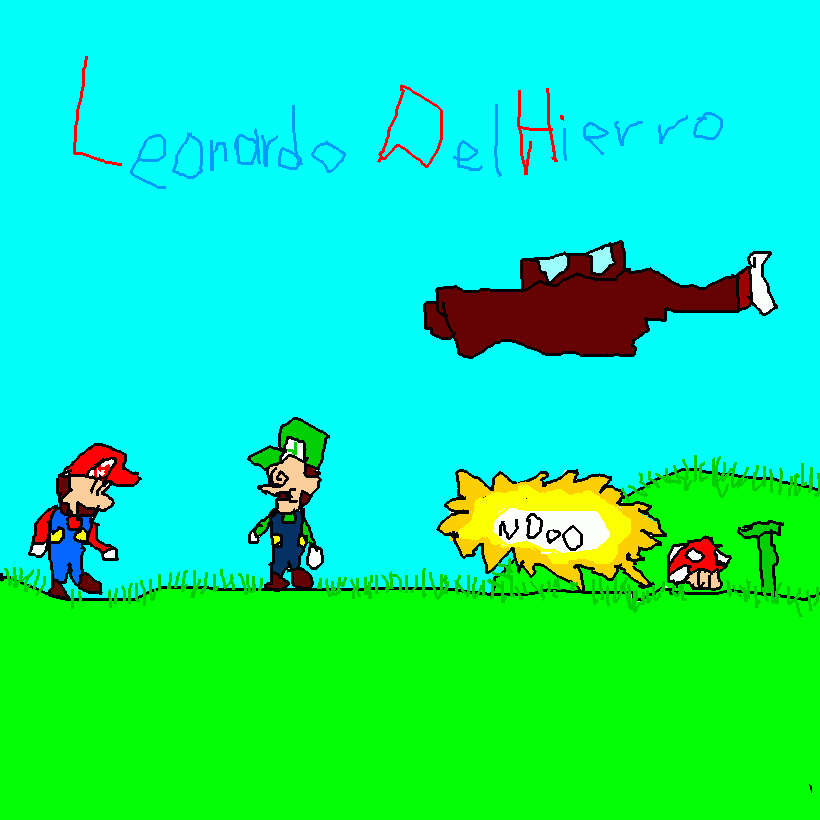 de mario y luigi para colorear