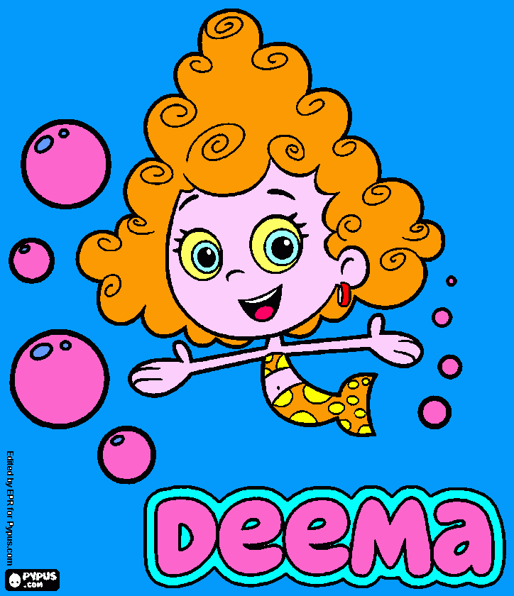 deema para colorear