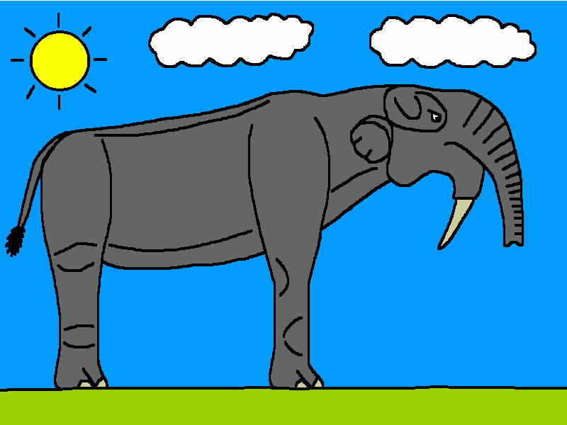 deinotherium para colorear