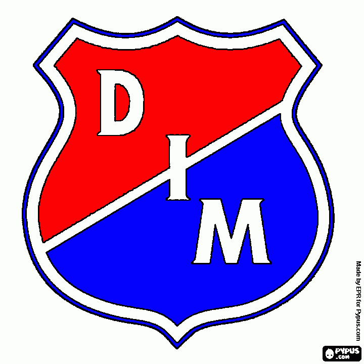 Deportivo Independiente Medellin para colorear