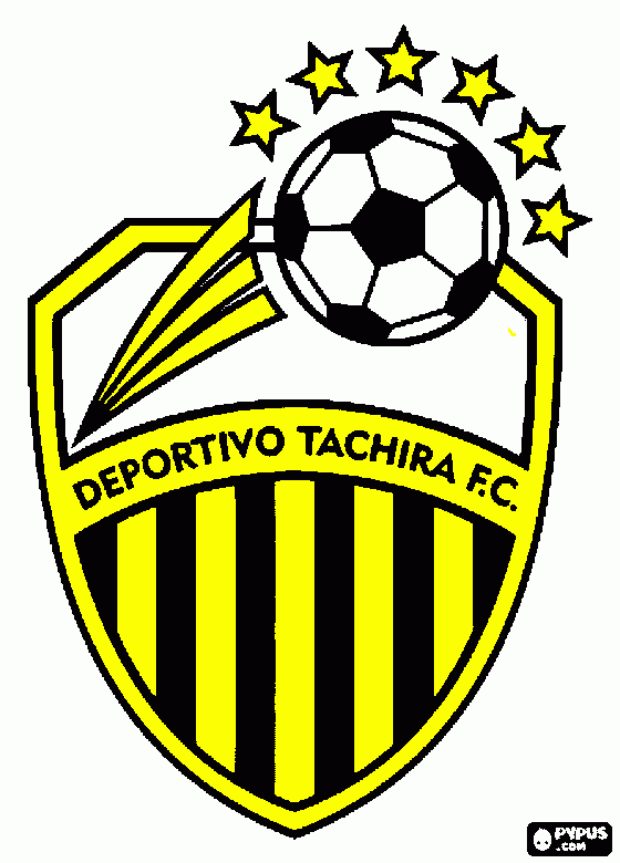 deportivo tachira para colorear