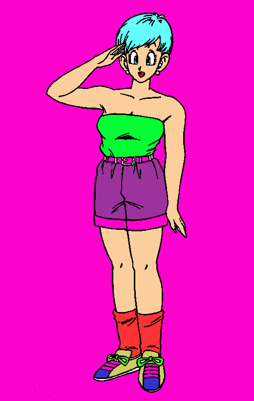 dibujo  de   bulma para colorear