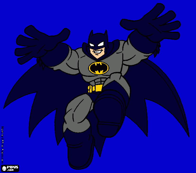 dibujo de Batman para colorear