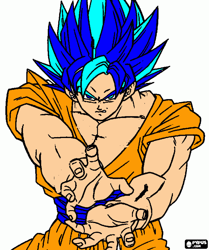 dibujo de dragonball z para colorear