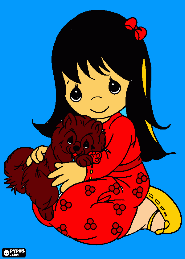 dibujo de mami Loudes para colorear