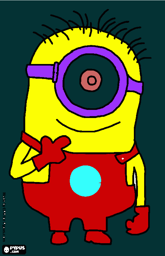 dibujo de minion para colorear