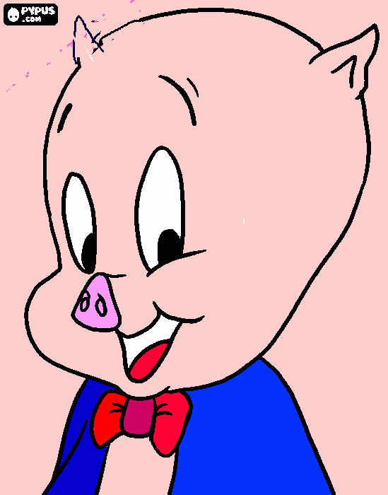 dibujo de Porky para colorear