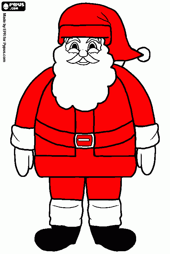 dibujo navidad para colorear