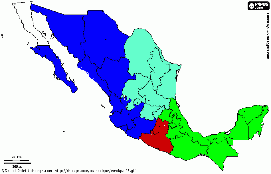 Direcciones Divisionales para colorear