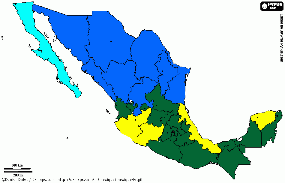 Distribución para colorear