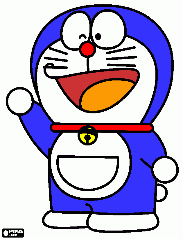 doreamon para colorear