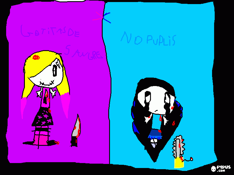 DOS CREEPYPAS TAS QUE YO I MI PRIMA INVENTAMOS para colorear