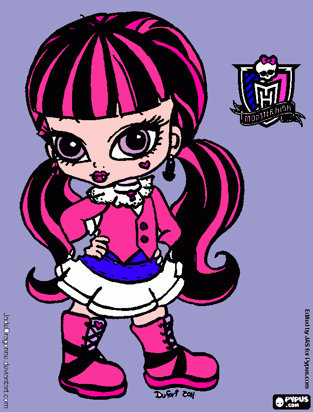 DRACULAURA MH para colorear