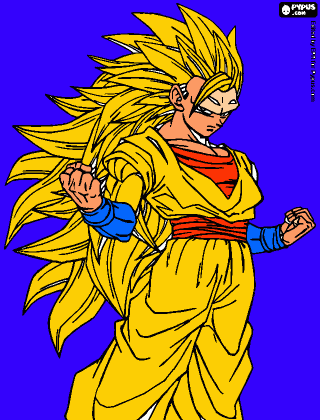 drado ball z para colorear