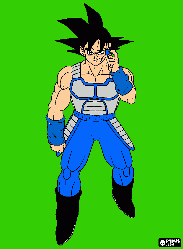 dragon ball gt para colorear