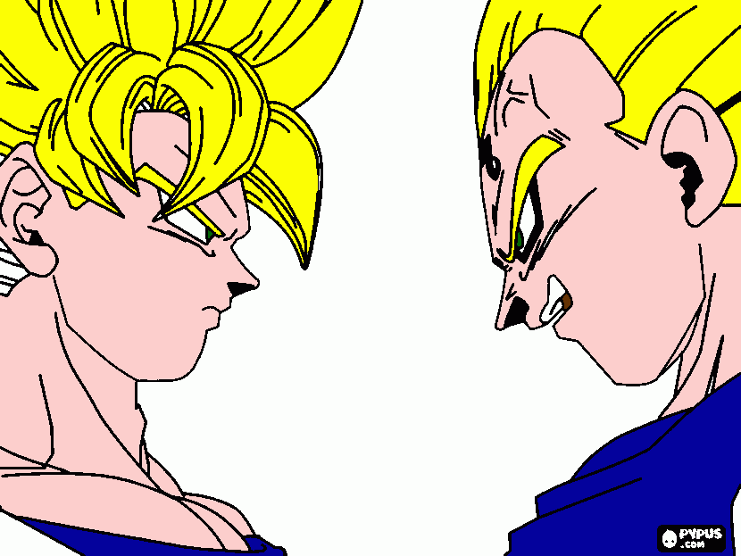 DRAGON BALL ZETA KAY para colorear