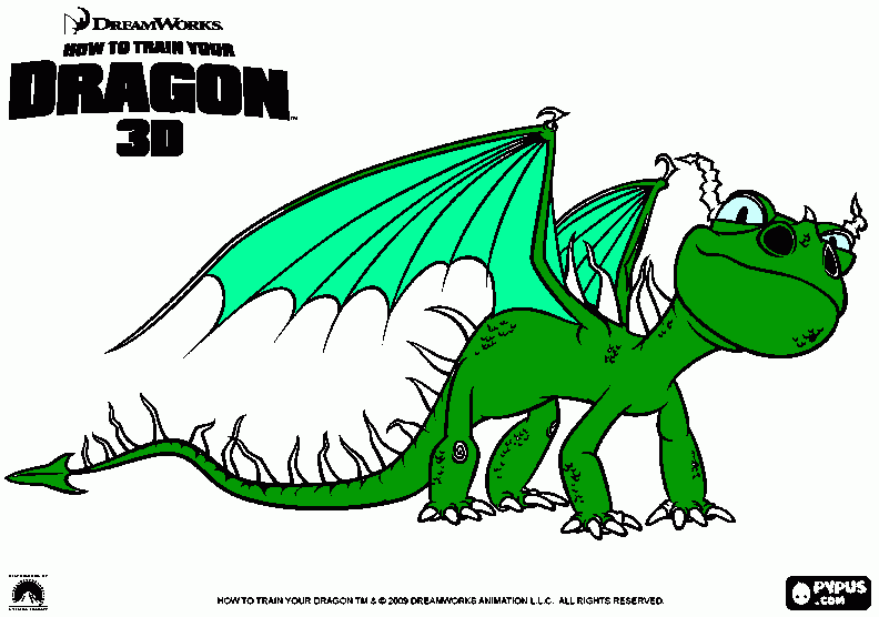 Dragonaid para colorear