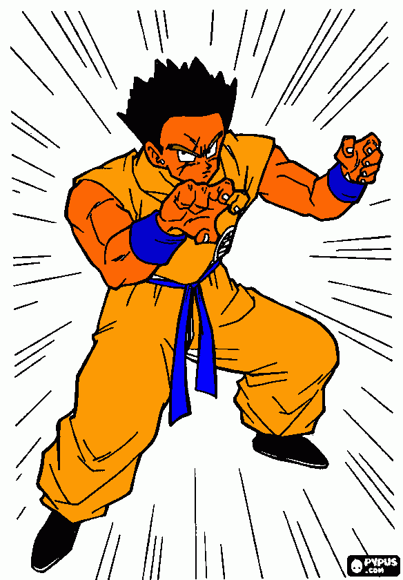 dragonbol z kai para colorear