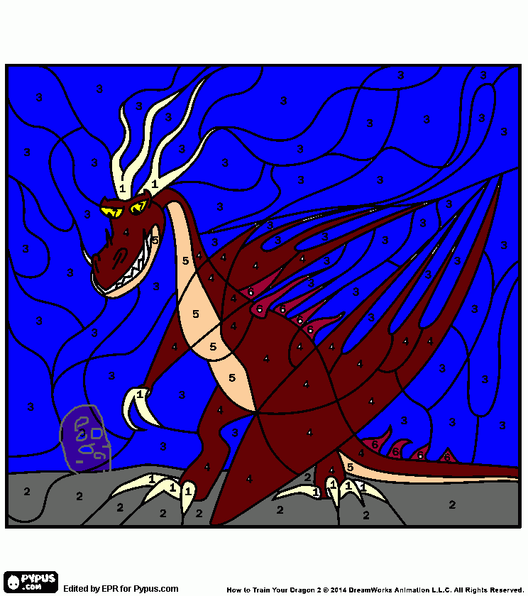 dragones de berk para colorear