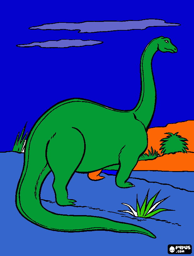 draquiosaurio para colorear