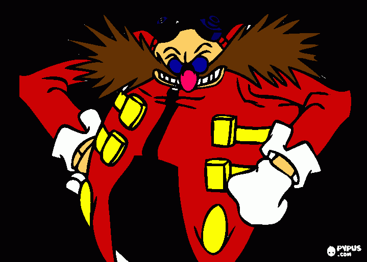 dr.eggman para colorear