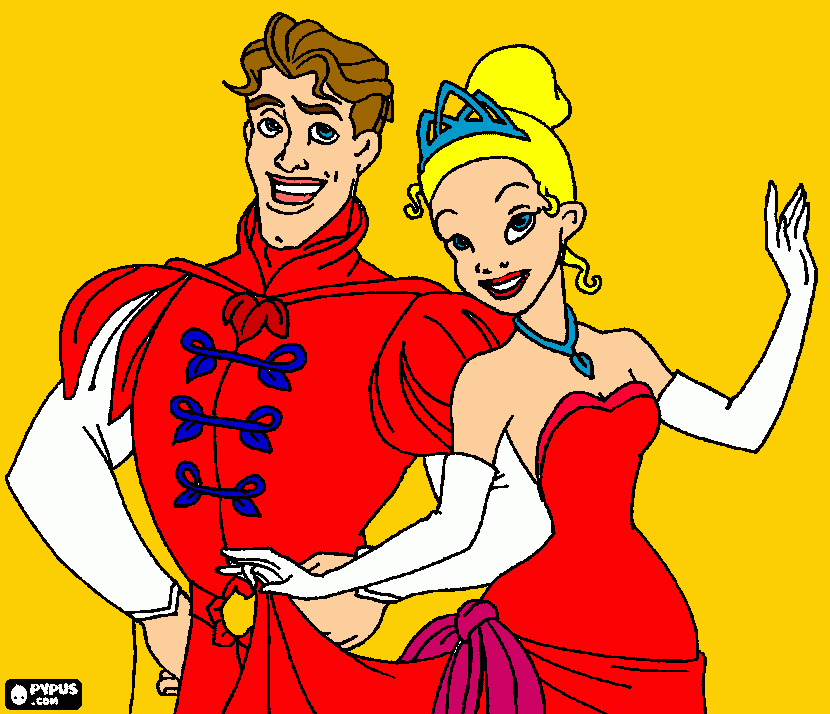 Eate dibujo lo pinte con mucho amor:al hombre lo pinte de rojo y a la mujer de rojo ijual potque me guata el rojo es mi color faborito para colorear