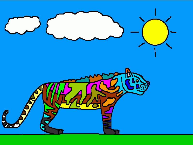 el alebrije gato para colorear