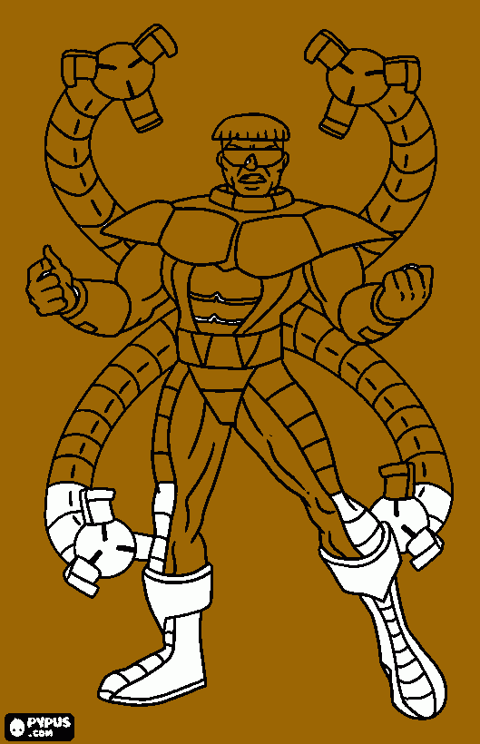 el doctor octopus para colorear