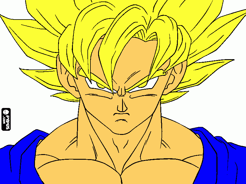 el mejor dibujo de dragon ballz para colorear