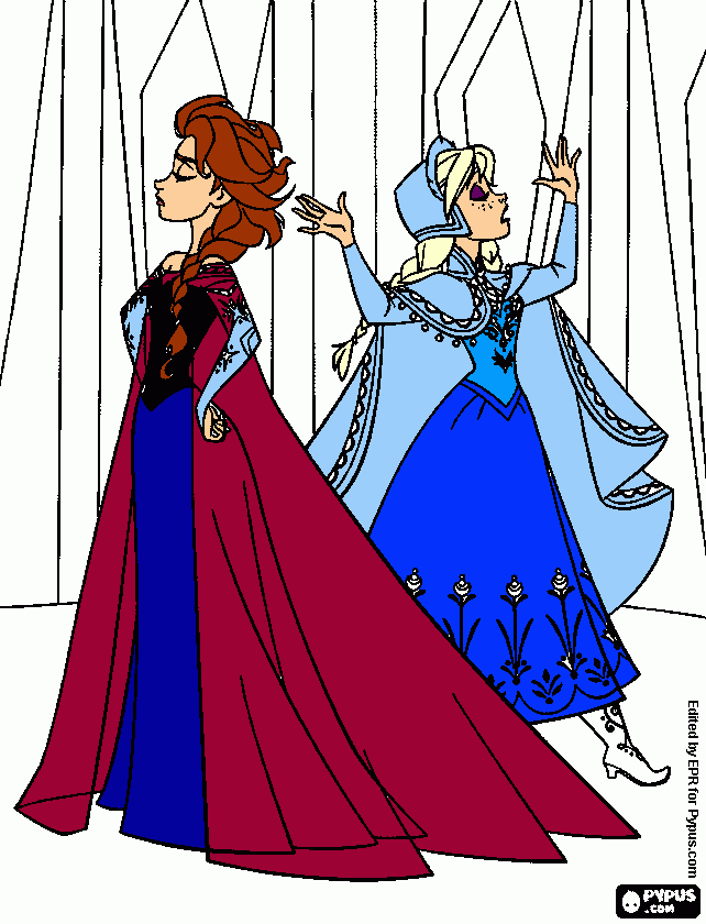 Elsa Ann colorbend para colorear