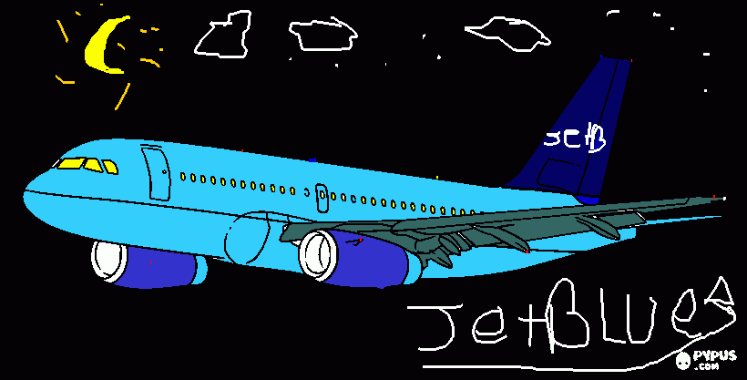 erick 04 jetblue ways para colorear