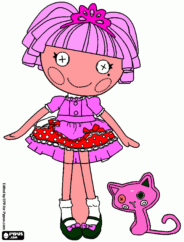 es lalaloopsy para colorear