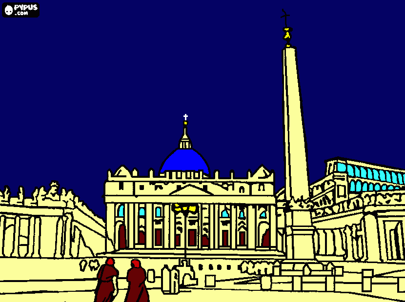 Es mi Basilica favorita. para colorear