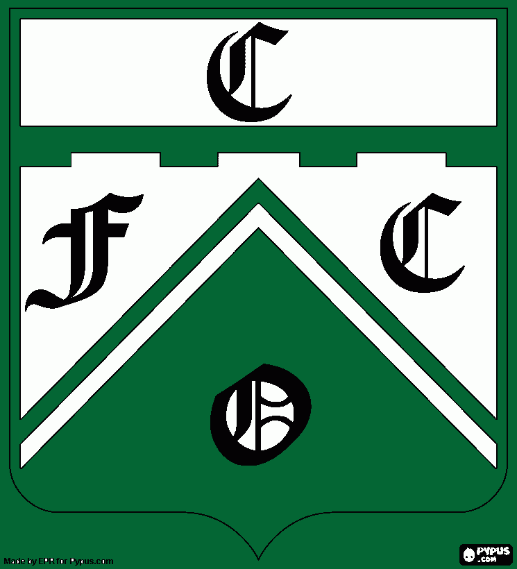 escudo de ferro CARRIL OESTE  para colorear