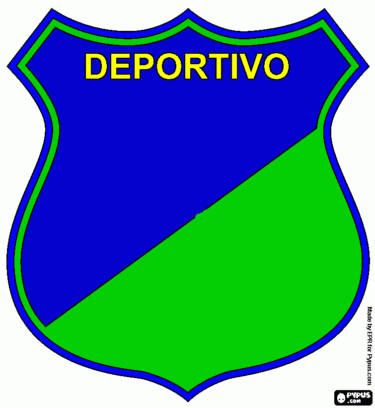 escudo deportivo balsas para colorear