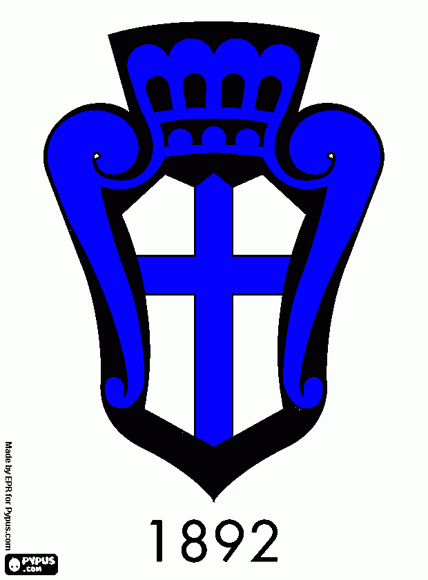 Escudo PRO VERCELLI para colorear