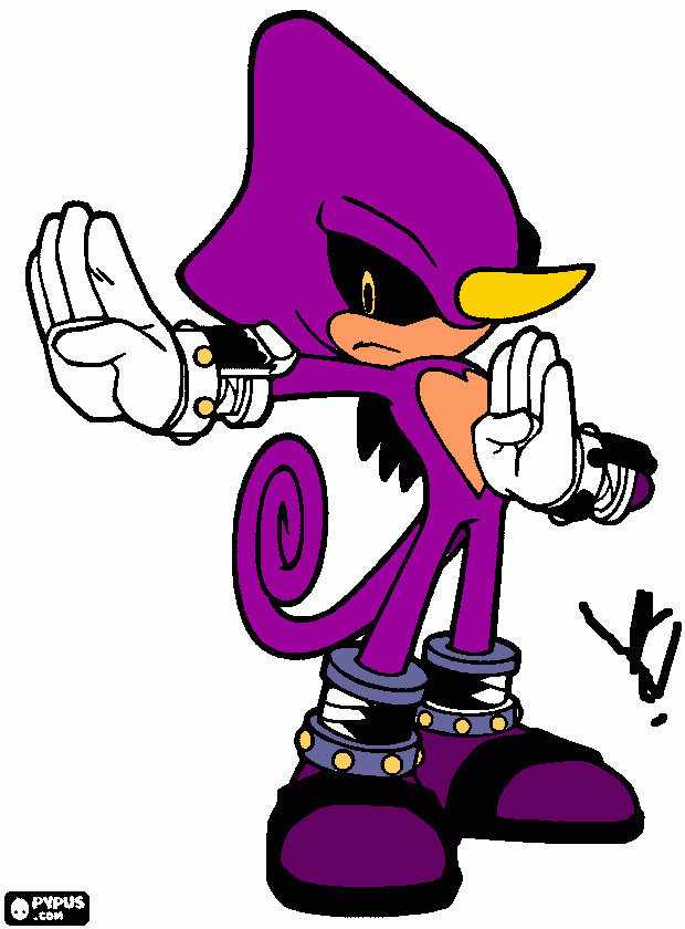 espio camaleon para colorear