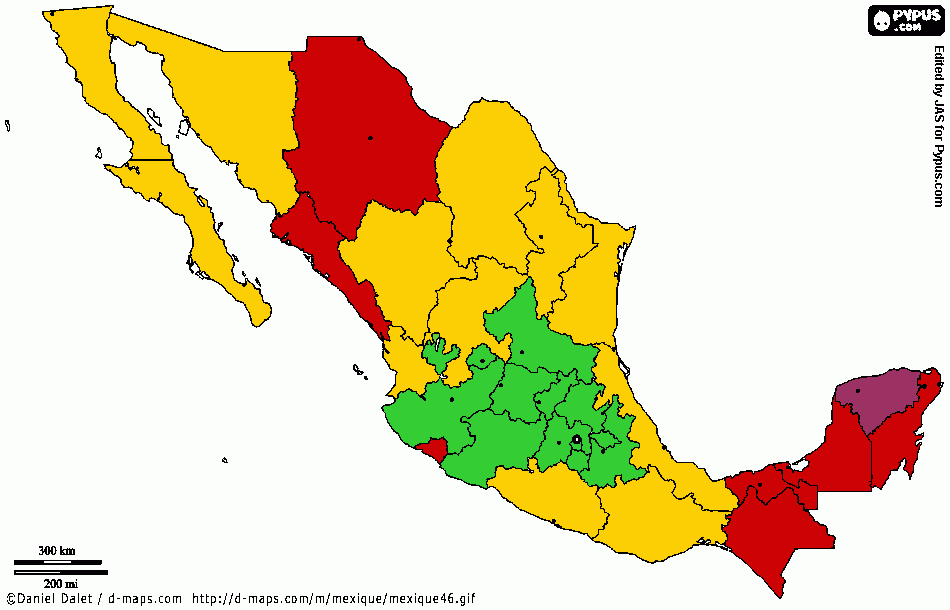 estados flete para colorear