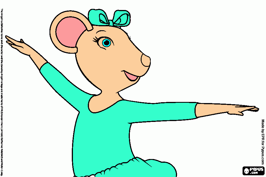 este es el dibujo de alicin amiga de angelina para colorear