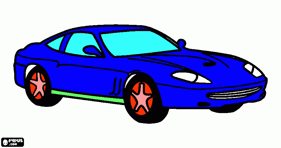 Este es mi coche Papi para colorear