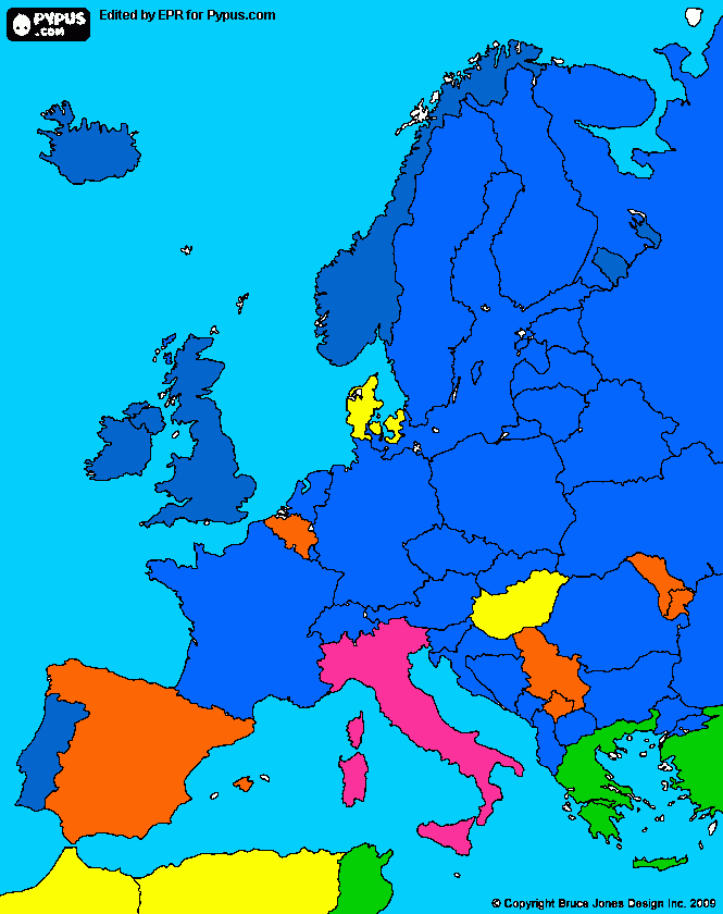 europaa loco para colorear