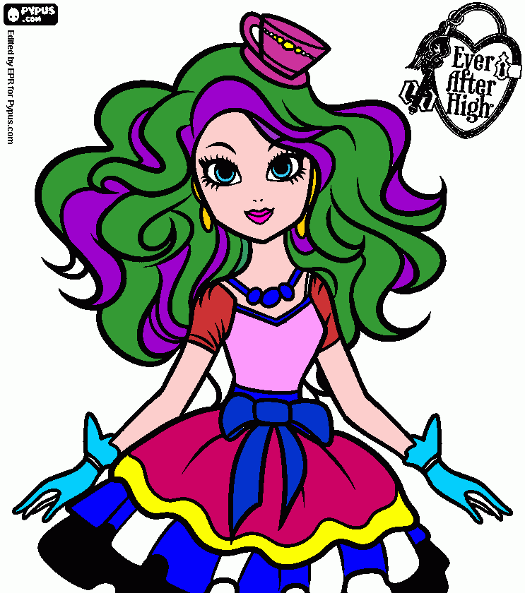 ever after high para colorear