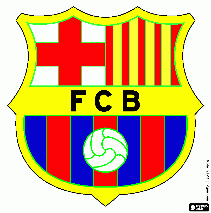 FC BARCELONA (ESPAÑA) para colorear