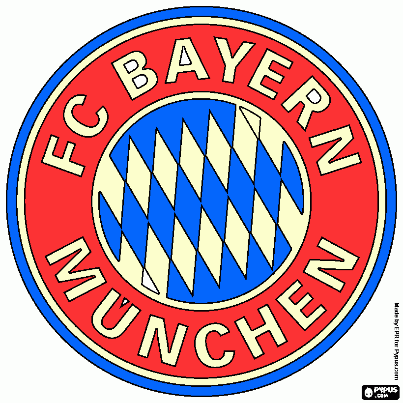 FC BAYERN MUNCHED para colorear