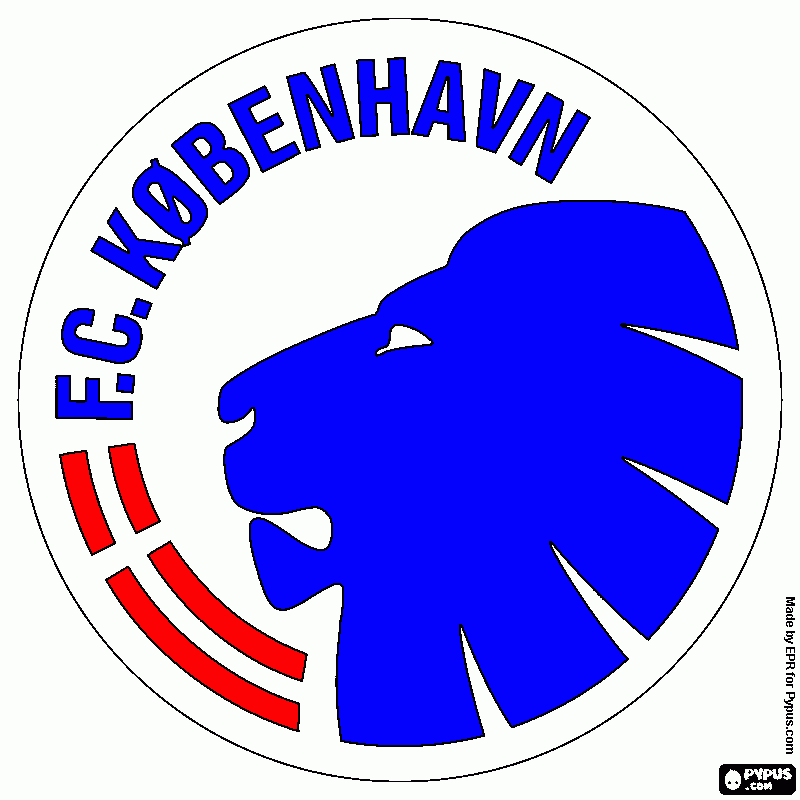 fc kqbenhavn para colorear