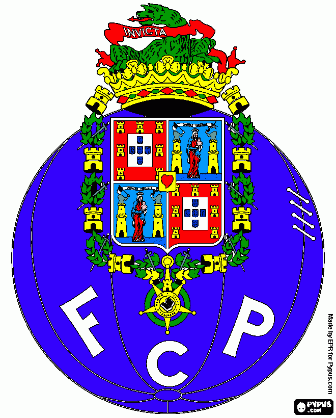 FC Porto para colorear