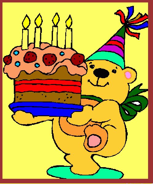 feliz cumpleaños iaio!! para colorear