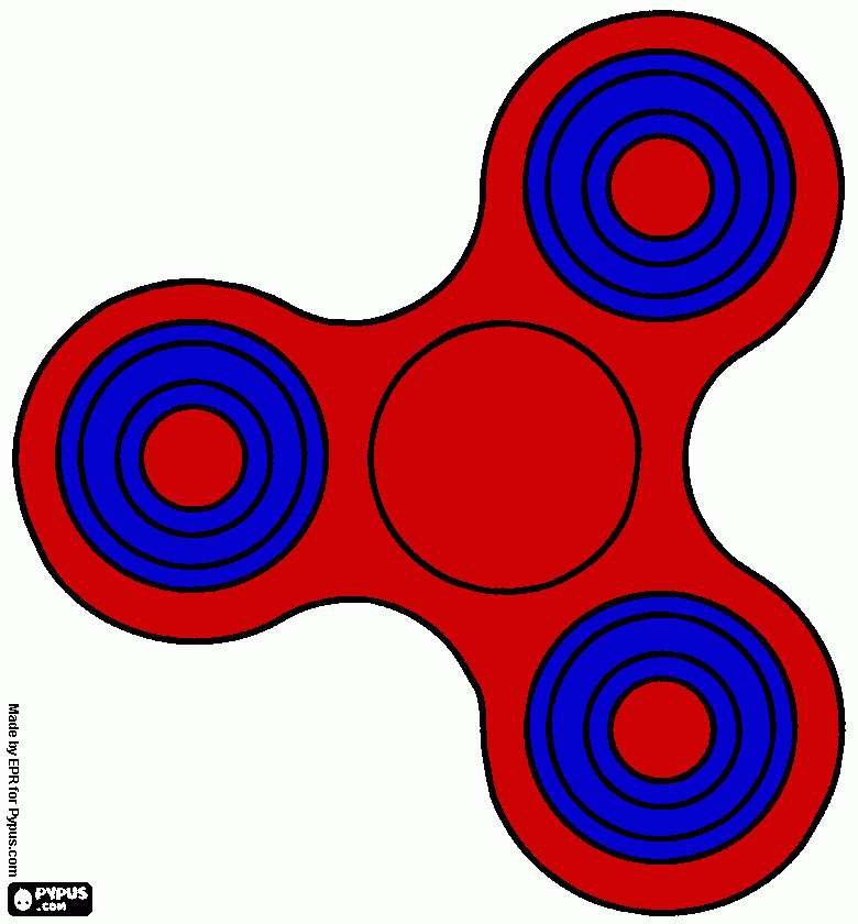 fidjet espiner  para colorear